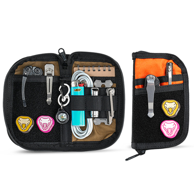 VIPERADE VE22 EDC กระเป๋า, EDC กระเป๋าสําหรับผู้ชาย, กระเป๋า Multitool พร้อม 4 กระเป๋า, ไนลอนกระเป๋า