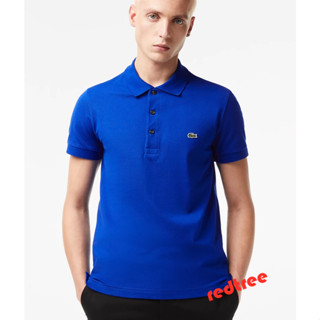 Lacoste เสื้อโปโล แขนสั้น สําหรับผู้ชาย เสื้อโปโลแขนสั้น