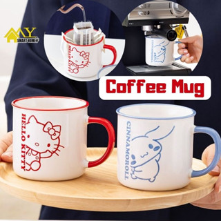 [Couple Mug] แก้วกาแฟเซรามิค ลาย Hello Kitty 310 มล. สําหรับนม มะนาว น้ําผลไม้ กาแฟ อาหารเช้า