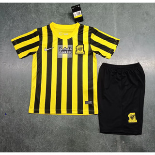 Al-ittihad ชุดเสื้อฟุตบอล สําหรับเด็ก 2023/24