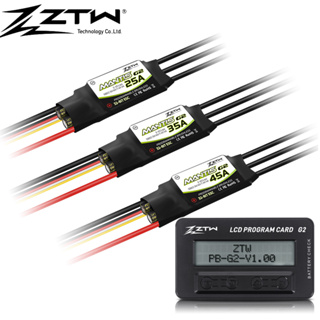 Ztw Mantis ตัวควบคุมความเร็วอิเล็กทรอนิกส์ 25A 35A 2-4S 45A 2-6S SBEC G2 32-Bit ESC 5V 6V 7.4V 4A BEC สําหรับเครื่องบินบังคับ