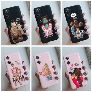 เคสโทรศัพท์มือถือ ซิลิโคนนิ่ม ผิวด้าน ลาย Super Mom Baby แฟชั่น สําหรับ Oppo A77s A77 4G A77s A 77 S CPH2473