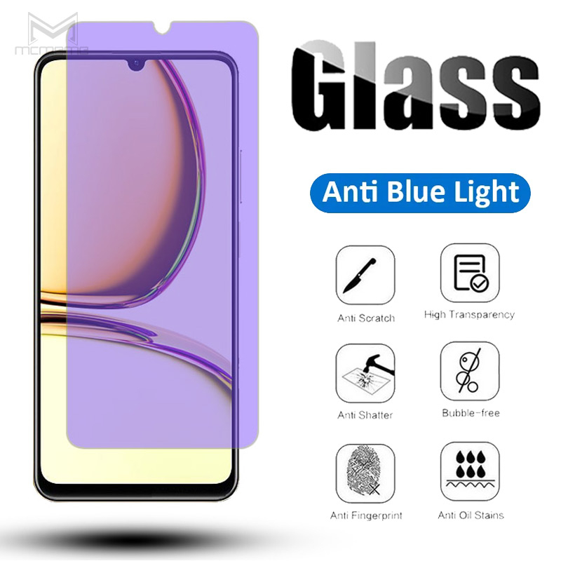 ฟิล์มกระจกถนอมสายตา ANTI BLUE Glass สำหรับ Realme 13 12 12x 11 11x 10 10T 9 9i 8 7 7i 6 5 5s 5i 6i