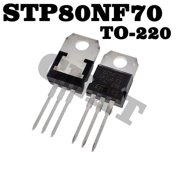 ตัวควบคุมยานพาหนะไฟฟ้า 80NF70 STP80NF70 Dedicated MOS Field Effect Tube N-channel 68V, 0.0082ω, 98A,