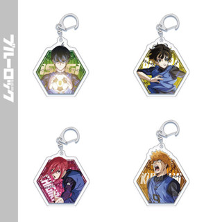 พวงกุญแจ BLUE LOCK อะนิเมะญี่ปุ่นอะคริลิใสจี้พวงกุญแจ