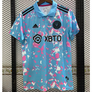 เสื้อกีฬาแขนสั้น ลายทีมชาติฟุตบอล Inter Miami Jersey 2023/24