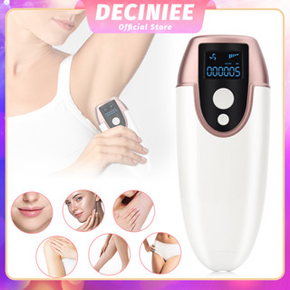 Deciniee IPL เครื่องเลเซอร์กําจัดขนบนใบหน้า ร่างกาย สําหรับผู้หญิง เครื่องกําจัดขนไฟฟ้า เครื่องเกลียวขา บิกินี่ กําจัดขน