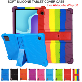 เคสแท็บเล็ต PC ซิลิโคนนิ่ม กันกระแทก พร้อมขาตั้ง สําหรับ Alldocube iPlay 50 10.1 นิ้ว iPlay50 Pro