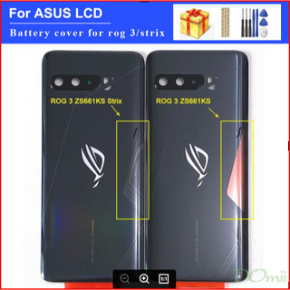 Origianl ฝาครอบด้านหลัง พร้อมเทปกาว อุปกรณ์เสริม สําหรับ Asus ROG 3 ZS661KS Strix 6.59 นิ้ว