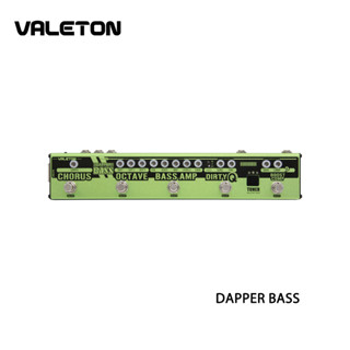 Valeton Dapper Bass 6 in 1 เอฟเฟคจูนเนอร์เสียงเบส คอรัส ออคทาเวอร์ สกปรก Q &amp; Boost Comp จูนเนอร์ VES-2