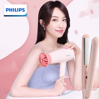 Philips (PHILIPS) ชุดก้านดัดผม แรงดันไฟฟ้า 220V BHP398 ขนาดเล็ก ลายดอกไม้