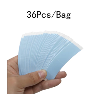 36 ชิ้น กันน้ํา Supertape เทปกาวสองหน้า Super Tape สําหรับเปลี่ยนวิกผมลูกไม้ Toupee