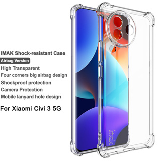 เคสโทรศัพท์มือถือแบบนิ่ม TPU ใส กันกระแทก สําหรับ Xiaomi Mi Civi 3 5G HD Imak Civi3