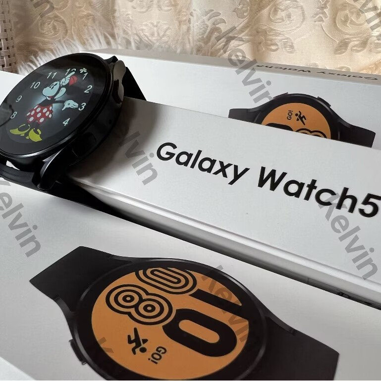 Top Galaxy Watch 5 สมาร์ทวอทช์ อะลูมิเนียม ไร้สาย ชาร์จบลูทูธ โทรได้ สําหรับผู้ชายและผู้หญิง VS samsung h11 ultra mt8