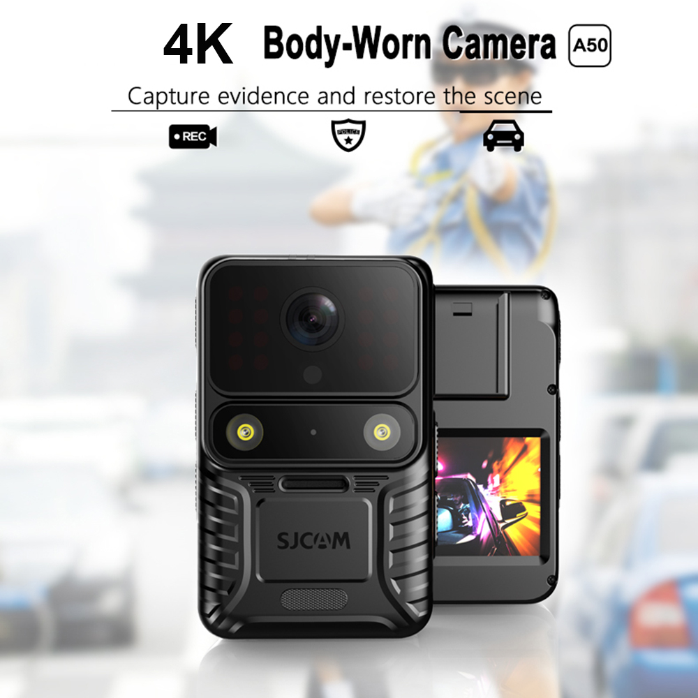 Sjcam A50 กล้องบันทึกวิดีโอ 4K WiFi 12MP มองเห็นกลางคืน IP65 กันน้ํา พร้อมแผงสัมผัส 2.0 IPS ไฟ LED รองรับรีโมตคอนโทรล GPS