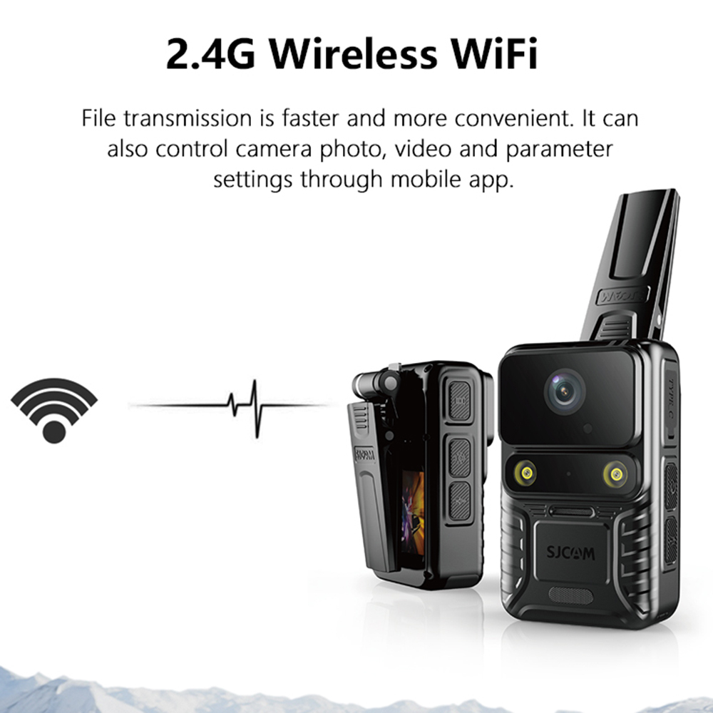 Sjcam A50 กล้องบันทึกวิดีโอ 4K WiFi 12MP มองเห็นกลางคืน IP65 กันน้ํา พร้อมแผงสัมผัส 2.0 IPS ไฟ LED รองรับรีโมตคอนโทรล GPS