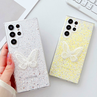 Casetify เคสนิ่ม กันกระแทก ลายกลิตเตอร์น่ารัก สําหรับ Samsung Note 10 Plus Note 20 Ultra