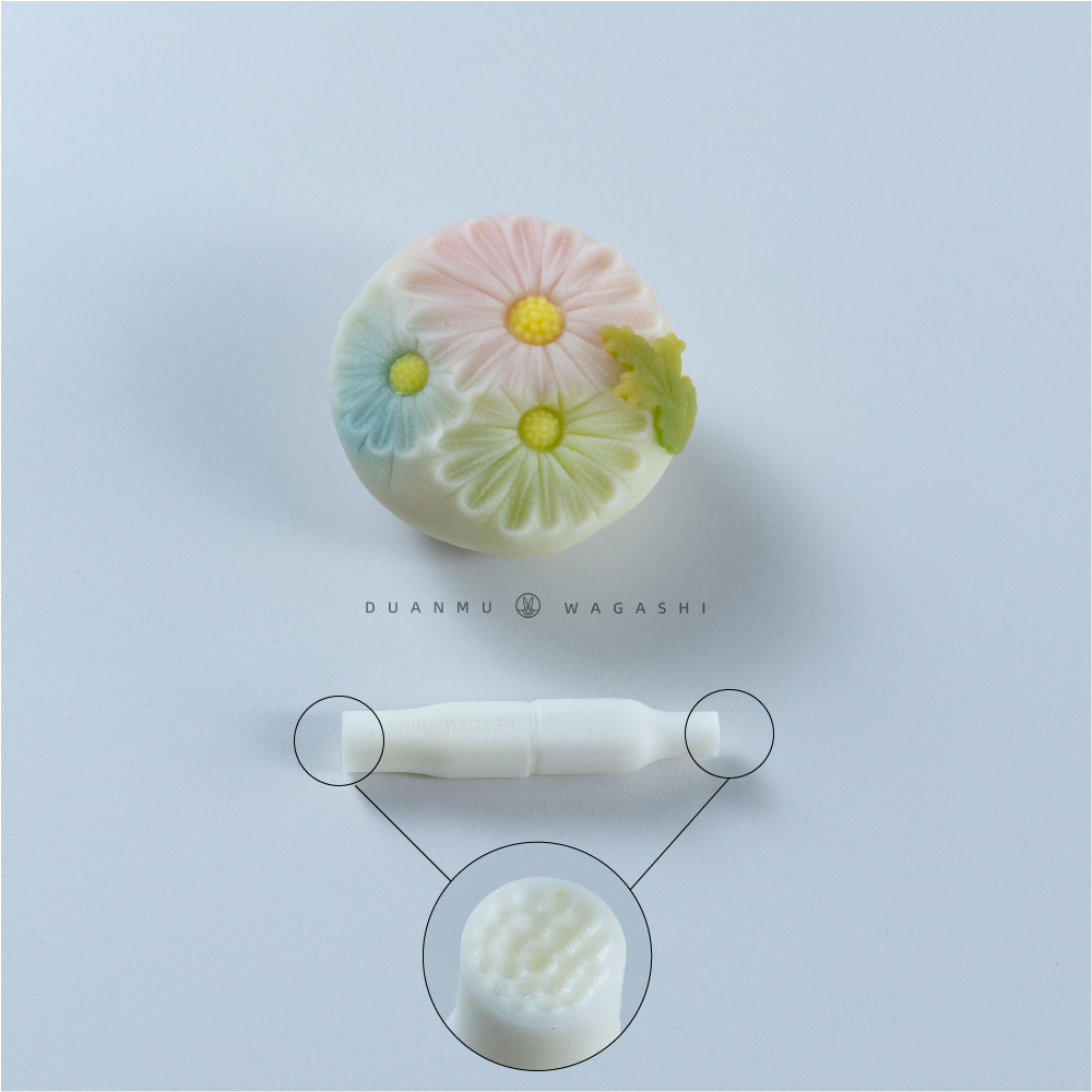 ญี่ปุ่น wagashi เครื่องมือเรซิ่น Double-Headed Chrysanthemum Core Stick บริการ DM wagashi DM wa
