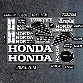 สติกเกอร์สะท้อนแสง กันน้ํา 20X29 ซม. สําหรับตกแต่งรถจักรยานยนต์วิบาก HONDA CBR CB CRF FORZA PCX NC AF ADV NSS SHOWA