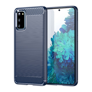 เคส Samsung S23 Ultra Galaxy S22 Plus S21 FE 5G S10 S10+ S21+ S22+ S23+ ซองมือถือ เคสโทรศัพท์มือถือ TPU Case สําหรับ เคสและซองมือถือ Carbon Fibre Brushed Texture Phone Case Back Cover Soft TPU Bumper Shell Mobile Covers Cases Casing ซองมือถือ