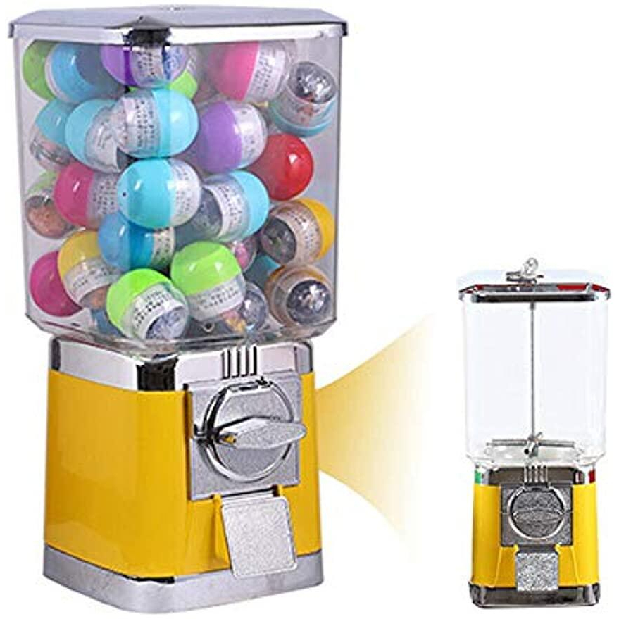 Gumball Candy Vending Machine ทนทานโลหะแคปซูล Bouncy Ball Gumball Vending Machine 40 มม.เส้นผ่านศูนย