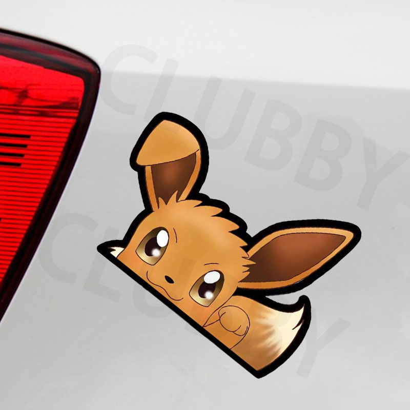 สติกเกอร์โปเกมอน waterproof ป้องกันรอยขีดข่วน สติกเกอร์ ลายการ์ตูนปิกาจูน่ารัก สําหรับติดตกแต่งหน้าต่างรถยนต์ moto ไฟฟ้า - รูปที่ 3