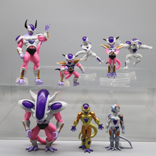 โมเดลฟิกเกอร์ PVC อนิเมะ Dragon Ball Z Son Goku Frieza Force Gold Frieza 100% 8 ชิ้น ต่อชุด