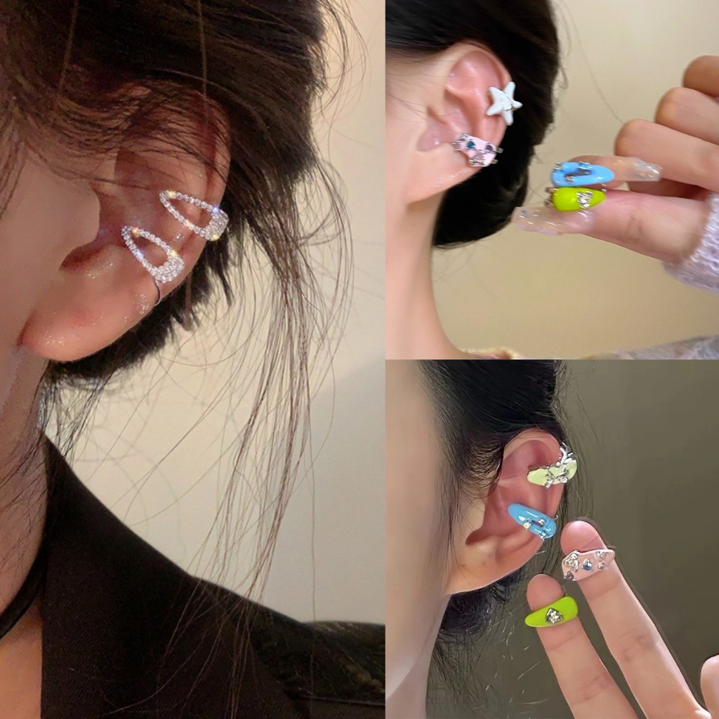 ต่างหูสตั๊ด ประดับเพชร เพทาย ทรงกลม สไตล์เกาหลี สีเงิน เครื่องประดับแฟชั่น สําหรับผู้หญิง