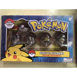 ใหม่ ชุดกล่องพวงกุญแจ Pokemon Series 12 สําหรับสะสม