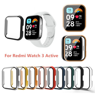 เคสกระจกนิรภัย สําหรับ Redmi Watch 3 Active Hard PC ป้องกันหน้าจอ สําหรับ Redmi Watch 3 Lite อุปกรณ์เสริม