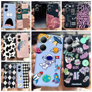 เคสโทรศัพท์มือถือแบบนิ่ม กันกระแทก ลายนักบินอวกาศน่ารัก สําหรับ Vivo Y36 4G 5G Y78M Y78 5G