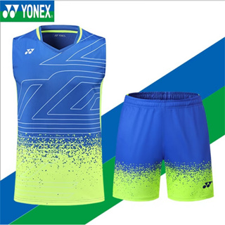 ใหม่ Yonex ชุดเสื้อยืดแขนสั้น แห้งเร็ว สําหรับเล่นกีฬาแบดมินตัน ปิงปอง 2023