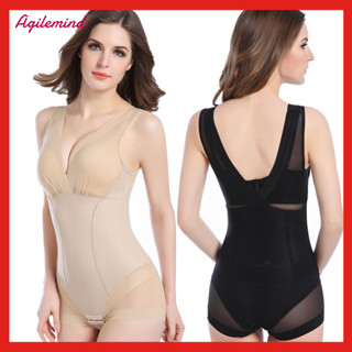 【Agilemind】ฤดูร้อน Skinny Belly ร่างกาย Shaper ชุดชั้นใน Seamleass Slimming Bodysuits