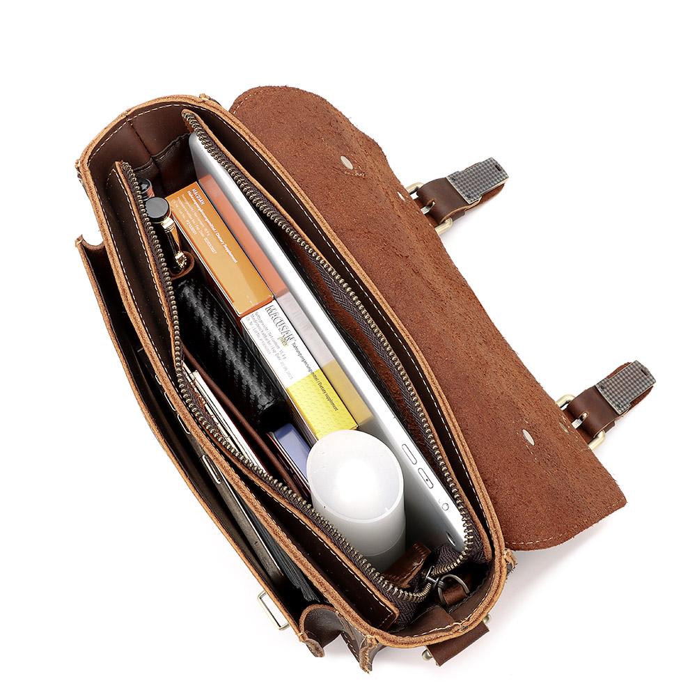 Humerpaul กระเป๋าถือ กระเป๋าสะพายข้าง ความจุขนาดใหญ่ สําหรับผู้ชาย MH636 - รูปที่ 4