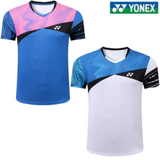 ใหม่ ชุดเสื้อกีฬาแบดมินตัน Yonex แบบแห้งเร็ว ระบายอากาศได้ดี แฟชั่นฤดูร้อน สําหรับเด็กผู้ชาย และผู้หญิง