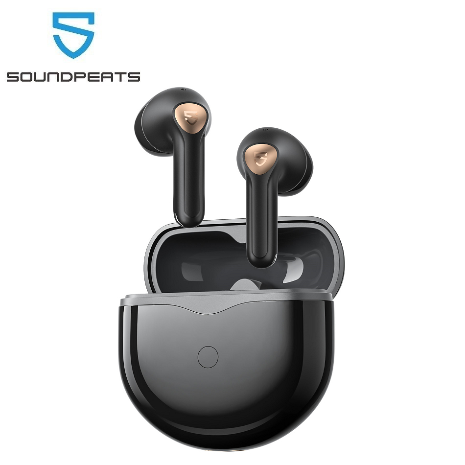 Soundpeats Air4 Lite หูฟังไร้สายบลูทูธ 5.3 Hi-Res พร้อมหูฟัง LDAC 6 ไมโครโฟน ลดเสียงรบกวน คุยได้