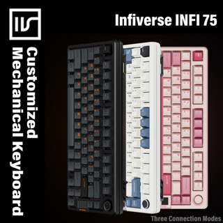 -LW- Infiverse INFI75 ปะเก็นสปริงไร้สาย 75% สําหรับคีย์บอร์ด