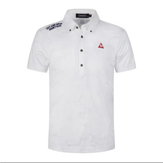 Le Coq Sportif Le Coq Sportif เสื้อยืดโปโล แขนสั้น สไตล์ฝรั่งเศส สําหรับผู้ชาย ใส่เล่นกอล์ฟ