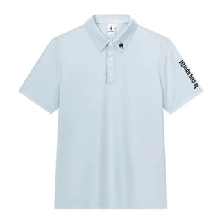 Le Coq Sportif Le เสื้อยืดโปโล แขนสั้น สไตล์ฝรั่งเศส สําหรับผู้ชาย