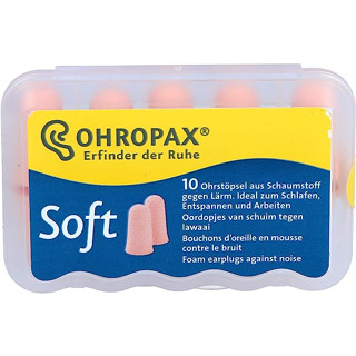 Ohropax โฟมอุดหู แบบนุ่ม (ปลั๊กอุดหู 10 ชิ้น)