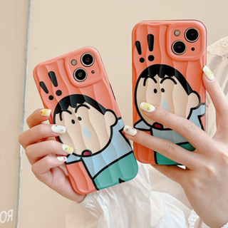 เคสโทรศัพท์มือถือ พลาสติก ลายการ์ตูนชินจังน่ารัก แฟชั่น สําหรับ iPhone 14 14pro 14promax 13 13pro 13promax 12 12pro 12promax 11 11promax x xs xr xsmax