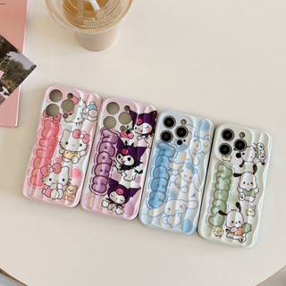 เคสโทรศัพท์มือถือ พลาสติก ลายการ์ตูนคุโรมิน่ารัก แฟชั่น สําหรับ iPhone 14 14pro 14promax 13 13pro 13promax 12 12pro 12promax 11 11promax x xs xr xsmax 7plus 8