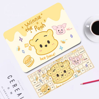 Winnie the Pooh  MacBook cover For New M2 Air13 M1 A2179 A2337 Pro14 Pro16 A2485 touch bar A1932 A1466 cartoon cover A1708 Pro13（A2251/A2289/A2338）MacBook case