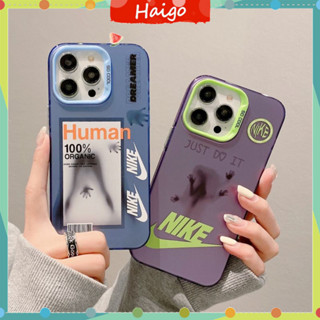 เคสโทรศัพท์มือถือ พลาสติกแข็ง N1KE ลายโลโก้ แฟชั่น สําหรับ iPhone14 13 12 Mini 11 PRO MAX 6 6s 7 8plus SE2 X XS XR XSMAX #Hg5616