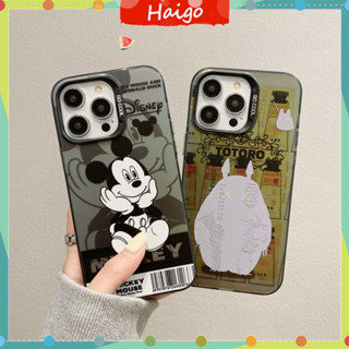 เคสโทรศัพท์มือถือ พลาสติกแข็ง M1CKEY ลายโลโก้ แฟชั่น สําหรับ iPhone14 13 12 Mini 11 PRO MAX 6 6s 7 8plus SE2 X XS XR XSMAX #Hg5618