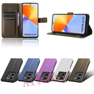 Flip Case Infinix Note 30 4G / 5G เคส PU Leather Case เคสโทรศัพท์ Stand Wallet เคสมือถือ Infinix Note30 Back Cover