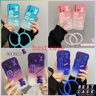 เคส realme 5 pro เคส realme 5pro เคสโทรศัพท์มือถือนิ่ม ขอบหยัก ลายตุ๊กตาฟิกเกอร์ สามมิติ พร้อมสายคล้องข้อมือ ป้องกันกล้อง สําหรับ Realme 5 pro