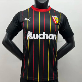 เสื้อกีฬาแขนสั้น ลายทีมชาติฟุตบอล RC Lens 2023 24 Away สําหรับผู้ชาย