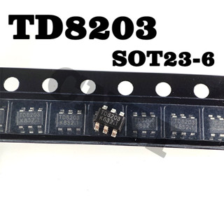 10 ชิ้น TD8203 TD8203AT SOT23-6 LED Driver IC Chip