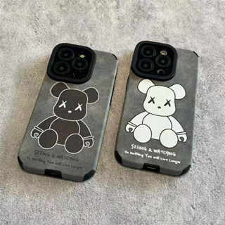 【SOAR Iphone Case】Violent Bear เคส iPhone เคสผ้า สําหรับ iPhone 11/12/13 14 Promax เคสนิ่ม เคสกันกระแทก